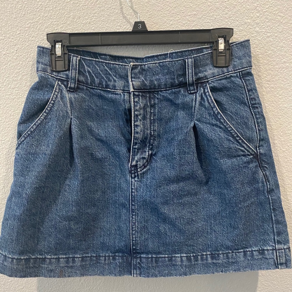 Wash jean skirt